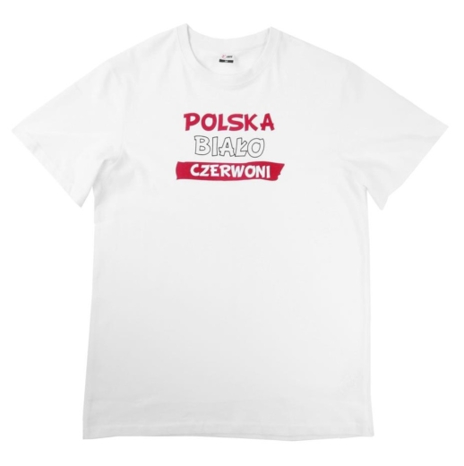 T-Shirt męski Polska Biało Czerwoni
