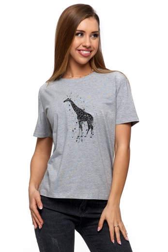 T-Shirt damski Żyrafa